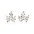 Three Lab Pear Studs