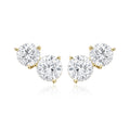 Two Lab Diamond Earrings