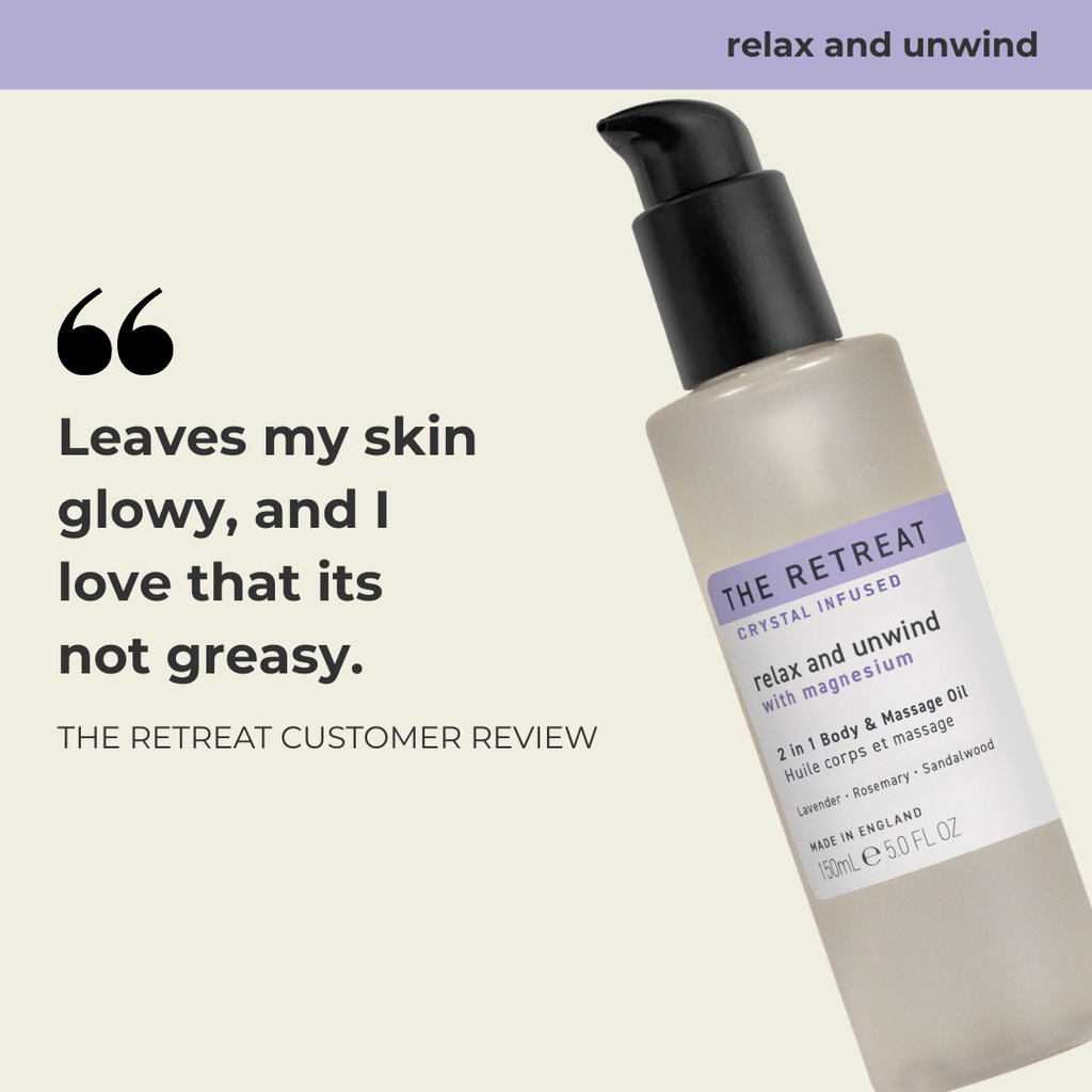 Relax and Unwind 2 in 1 Body & Massage Oil with Magnesium