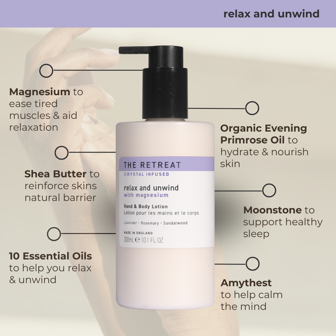 Relax and Unwind Hand & Body Lotion with Magnesium